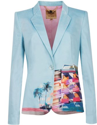 Ted Baker Loriss Ditsy Houndstooth Jacket - Lyst