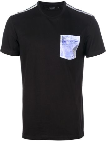 Thierry Mugler Contrast Pocket T-shirt - Lyst