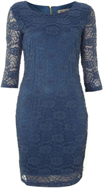 True Decadence Luxe Lace Layer Dress - Lyst