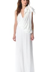 Viktor & Rolf Sleeveless Dress with Bow Detail