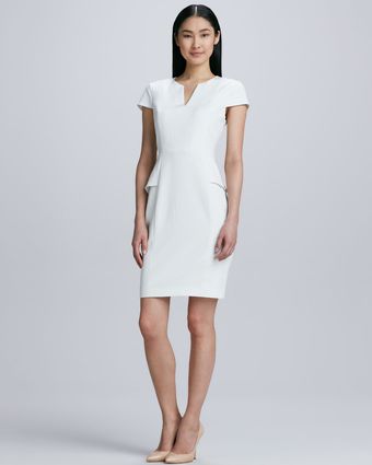 Elie Tahari Jasper Peplum Sheath Dress - Lyst