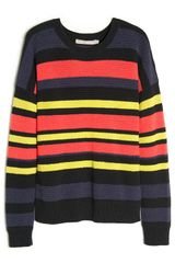 Jason Wu Stripe Chunky Knit Pullover