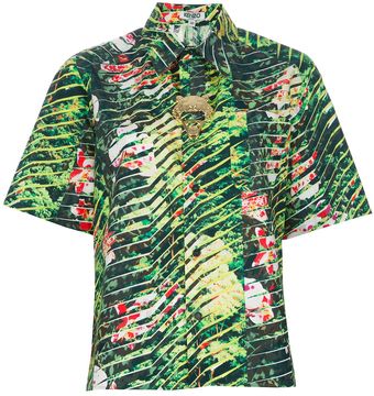 Kenzo Broach Detail Blouse - Lyst