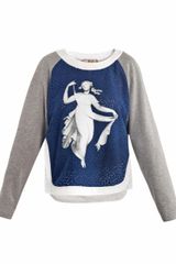 No 21 Vestale Print Sweater