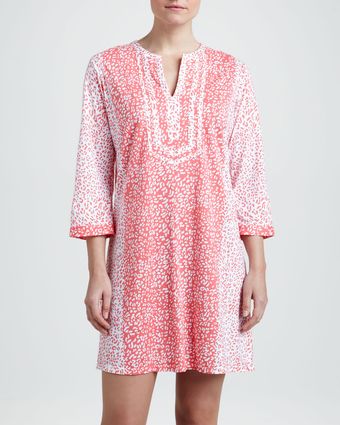 Oscar de la Renta Jungle Mirage Pima Tunic - Lyst
