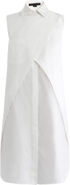 Alexander Wang Wrap Shirt Dress - Lyst