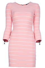 Balmain Sheer Stripe Dress