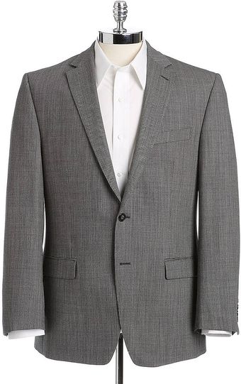 Calvin Klein Wool Twobutton Blazer - Lyst
