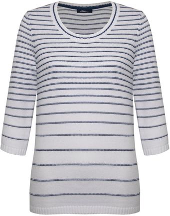 Dash Knitted Stripe Scoop Neck Top - Lyst