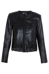 Diane Von Furstenberg Merryl Laser-Cut Jacket
