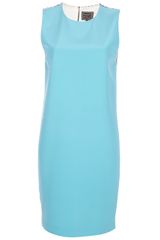 Fausto Puglisi Triangle Print Sheath Dress