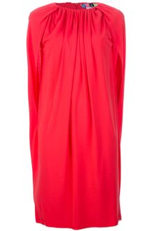MSGM Caped Boxy Dress - Lyst