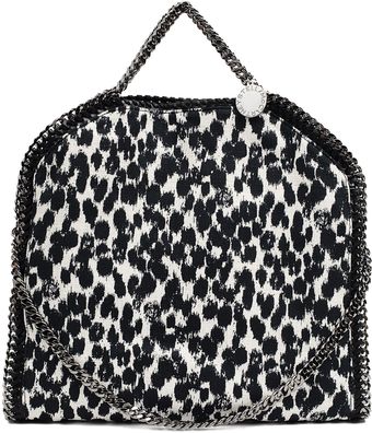 Stella McCartney Linen Falabella Printed Tote - Lyst