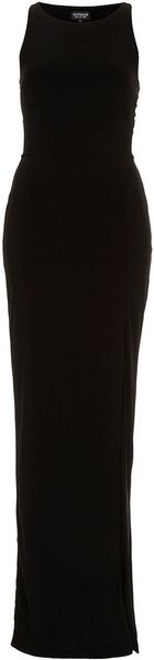 Topshop Cutout Back Maxi Dress - Lyst