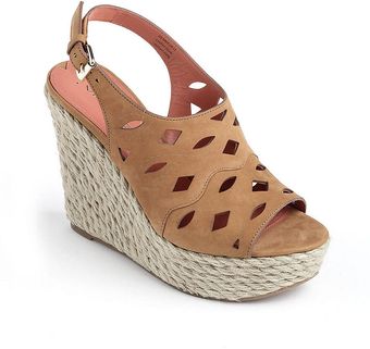 Via Spiga Katrina Leather Platform Wedge Sandals - Lyst