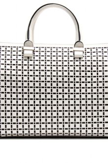 Victoria Beckham The Soft Victoria Perforated Leather Bag - Lyst