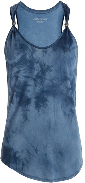Zadig & Voltaire Top Hilda Tie and Dye Deluxe - Lyst