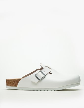 Birkenstock Boston in White - Lyst