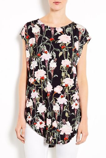 Hermione De Paula Tammy Tee Ice Cream Print Jersey Tunic - Lyst