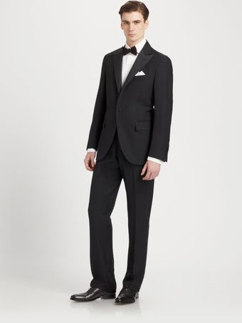 Polo Ralph Lauren Wool Peaked lapel Tuxedo - Lyst