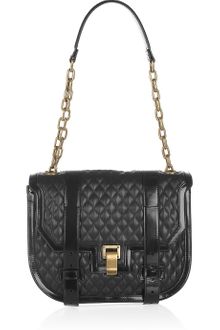 Proenza Schouler The Ps1 Mini Messenger Quilted Leather Shoulder Bag - Lyst