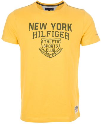 Tommy Hilfiger Logo Print Tshirt - Lyst