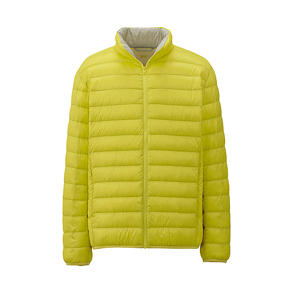 Uniqlo Premium Down Ultra Light Jacket in Yellow for Men Lyst