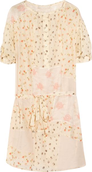 Vanessa Bruno Floralprint Cotton Dress - Lyst