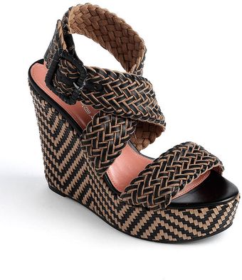 Via Spiga Kagan Leather Platform Wedge Sandals - Lyst