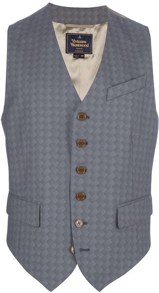 Vivienne Westwood Basket Weave Waistcoat - Lyst