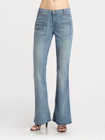 7 For All Mankind Georgia Flared Jeans - Lyst