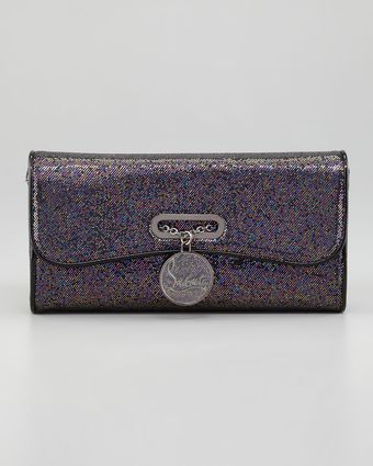 Christian Louboutin Riviera Glittered Clutch Bag - Lyst