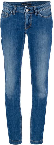 Dolce & Gabbana Straight Leg Jean - Lyst
