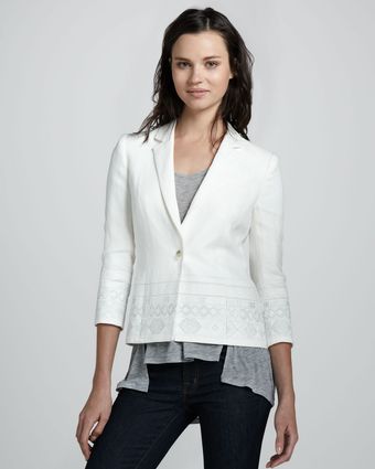 Elizabeth And James Hazel Embellished Blazer - Lyst