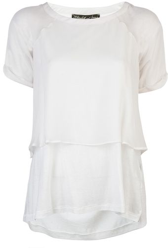 Elizabeth And James Overlay Tshirt - Lyst