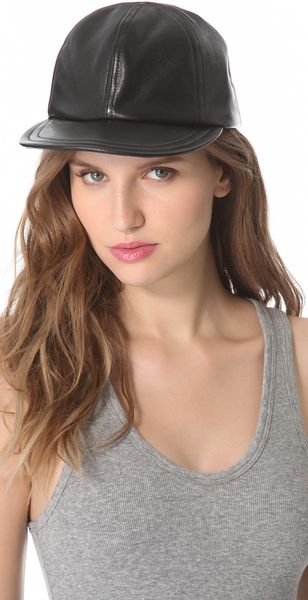 Eugenia Kim Darien Leather Baseball Cap - Lyst