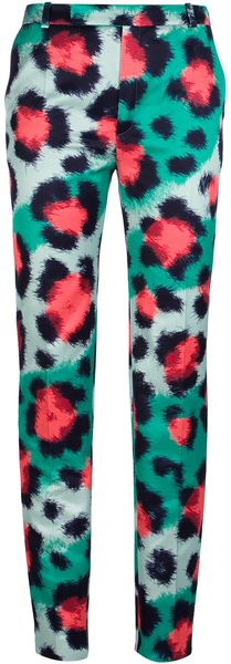 Kenzo Leopard Print Trouser - Lyst