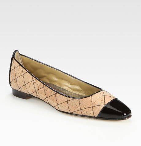 manolo blahnik leather flats