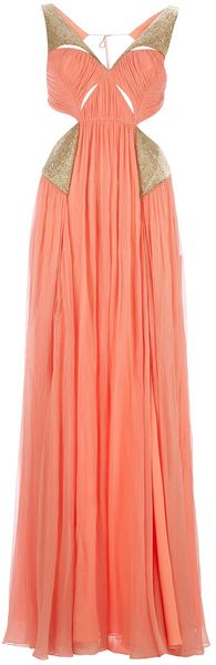 Matthew Williamson Sleeveless Maxi Dress - Lyst