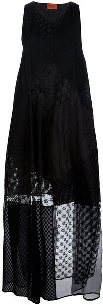 Missoni Patchwork Maxi Dress - Lyst