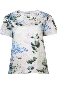 Peter Som Floral Print T-shirt - Lyst