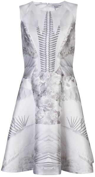 Prabal Gurung Sleeveless Print Dress - Lyst