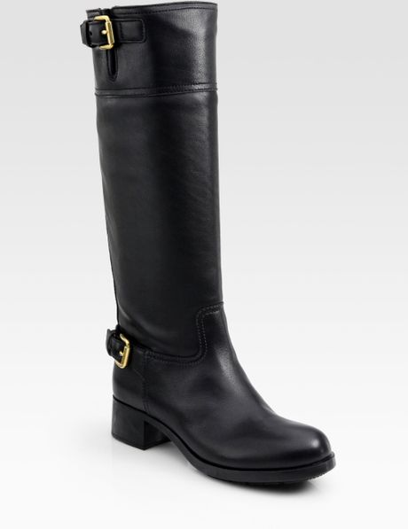 prada lug sole canvas boots
