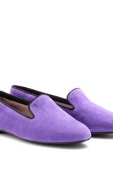 Tod's Suede Slipperstyle Loafers