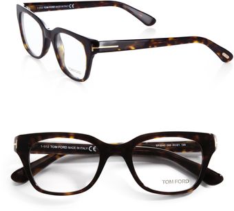 Tom Ford Wayfarer Inspired Plastic Eye Glasses - Lyst