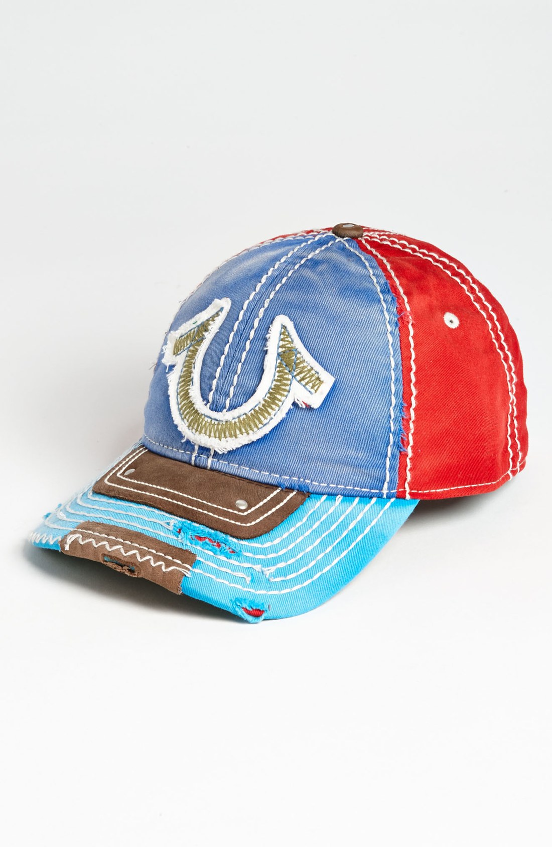 True Religion Vintage Horseshoe Baseball Cap in Red for Men (end of