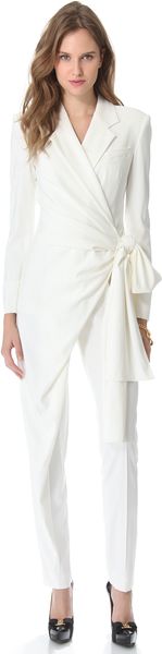Viktor & Rolf Long Sleeve Bow Jumpsuit - Lyst