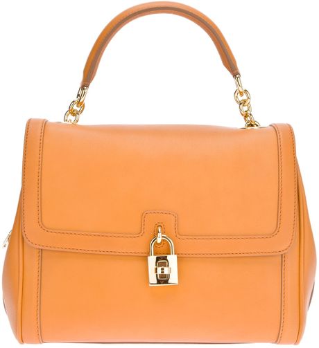 dolce and gabbana orange bag