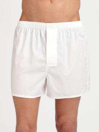 Hanro Woven Boxer - Lyst