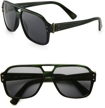 Lanvin Modified Resin Aviator - Lyst